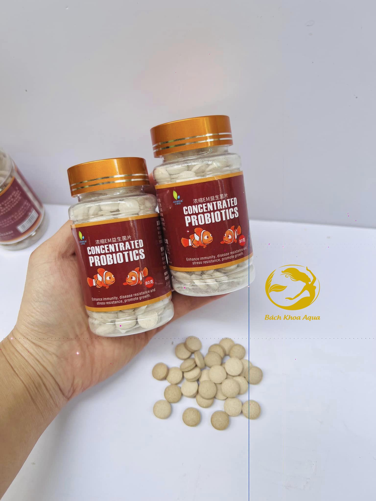 Vi sinh dạng viên nén Jeneca làm trong nước hiệu quả - 80g